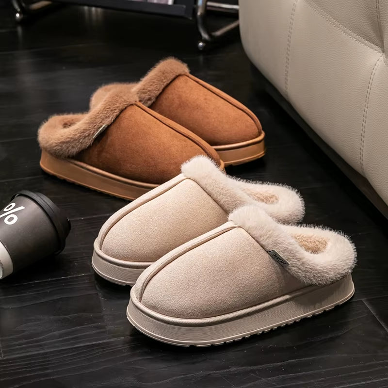 Step into Comfort: Fashionable Fluffy Women’s Slippers for Cozy Autumn and Winter Indoors